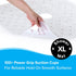SlipX Solutions 27" Oversize Square Shower Mat - Non-Slip Mat for Elderly & Kids, Machine Washable, White Pearl