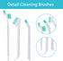 8Pcs LIOUCBD Small Cleaning Brush Set, Scrub Brushes for Household Use, Crevice Cleaning Tool for Gaps, Corners, and