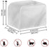 Xoenoiee Butterfly Floral Print Toaster Cover, Quilted for 2 Slice Toaster Oven