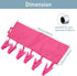 TamBee Travel Hangers, Foldable Portable Clothes Drying Hanger with 6 Clips, Pack of 3