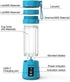 Portable Blender, Mini Personal Blender Bottles for Shakes and Smoothies, USB-C Rechargeable Cordless Electric Juicer