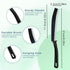 Hard Bristle Crevice Cleaning Brush, 8Pcs Multifunctional Tools for Household Use, Black
