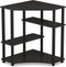 FURINNO Turn-N-Tube Space Saving Corner Desk, Espresso/Black