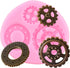 Mujiang Hand Tools Silicone Molds, Construction Tools Fondant Mold Set of 4 for Cake Decorating and Cupcake Toppers