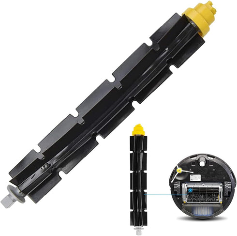 Replacement Parts for IRobot Roomba 600 & 700 Series, 3 Sets of Bristle & Flexible Beater Brushes for Vacuum Cleaner