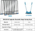 Stainless Stand for Reusable Storage Bags, Drying Rack Holder, Reusable Storage Bags Rack for Makeup Brush, Books