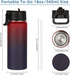 Volhoply 18oz Insulated Water Bottle Bulk 4 Pack, Kids Stainless Steel with Straw, Assorted Colors
