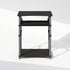 Furinno Home Office Writing Desk Computer Desk with Keyboard Tray Black/Grey