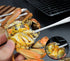 6Pcs Crab Crackers and Tools, 2 Forks, 2 Lobster Crackers, Nut Cracker, 2 Lobster Mallets