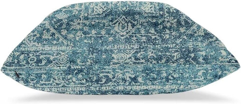 Teal Boho Pillow Covers Set of 2, 22x22 Outdoor Decorative Throw Pillows, Rustic Farmhouse Cushion Cases