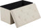 DUMOS 30in Storage Ottoman Bench, Foot Rest Stool Load 350Lbs,Storage Chest with
