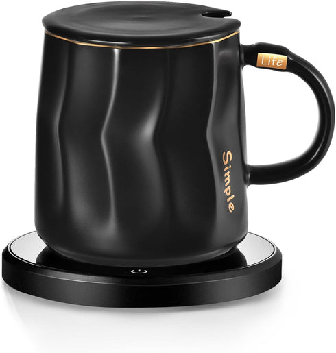 KRGMNHR Coffee Mug Warmer Set, Smart Coffee Warmer for Desk Auto Shut Off,