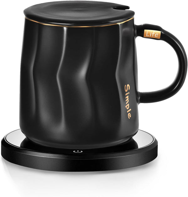 KRGMNHR Coffee Mug Warmer Set, Smart Coffee Warmer for Desk Auto Shut Off,
