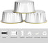EUSOAR Cupcake Liners with Lids, 30pcs 5oz Disposable Aluminum Foil Ramekins for Baking, Dessert Cups with Lids