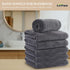 16inch 30inch (6, 16inch 30inch) KinHwa Microfiber Hand Towels for Bathroom Soft and Absorbent Face Towels for Bath