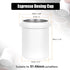 IKAPE Espresso Dosing Cup 51MM, 54MM, Compatible with 51MM to 54MM Portafilters, Aluminum Coffee Accessory (White)