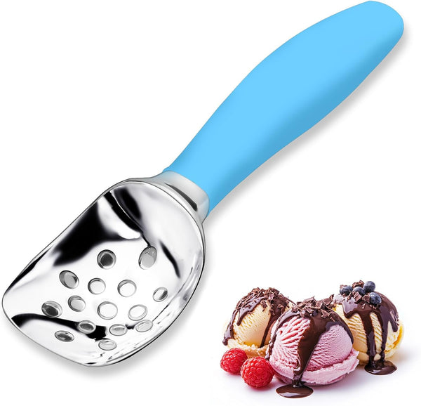 Ice Cream Scoop,Ergonomic Non-Slip Handle for Easy Scooping & Serving,for Gelato,Sorbet,Frozen Yogurt