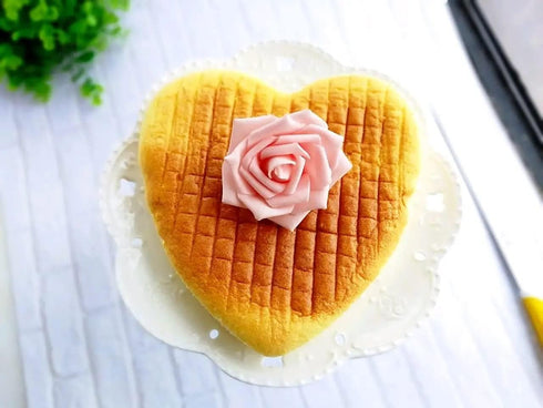 Heart Shaped Cake Pan - 6x3 Inch Aluminum Cake Tin for Weddings, Parties, Family Occasions, Small Cake Pan for 1-2