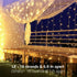 306 18 1010 Lighting EVER LED Curtain Lights with Hang Down String Lights, ft Plug in Hanging Fairy Lights for Bedroom