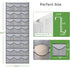 Unjumbly Baseball Hat Rack - 24 Pocket Over-The-Door Organizer with Clear Deep Pockets & 3 Hooks (Grey, 24 Pockets)