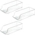 Set 3 iDesign Soda Can Dispenser for Refrigerator or Pantry - of - Clear - Made in USA