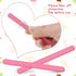 30 Pieces Acrylic Reusable Cakesicle Sticks - Ice Cream Cakesicle Mold for Home Cake Candy Gifts, Pink, 4.6 Inches