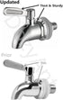 DOZYANT Durable Stainless Steel Beverage Dispenser Replacement Spigot for Gravity Filter Systems