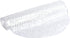 iDesign Circlz PVC Non-Slip Bath Mat, Suction for Shower, Bathtub, 27.2" x 15.4" x .3" - Clear
