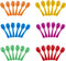 Pack of 36 Plastic Egg Spoons for Soft Boiled Eggs, Colorful Disposable Coffee Spoons for Tea, Ice Cream