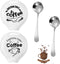 4 PCS Ceramic Coffee Spoon Rest - Small Porcelain Teaspoon Holder for Coffee Station Decor, 3.5 Inch for Countertop