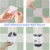 Toilet Brush and Holders, Refillable Wall Mount Silicone Toilet Brush with Ventilated Holder for Bathroom