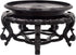 fengshuisale Oriental Furniture Fishbowl Stand Vase Base Stable Home Decoration Display Stand4.7 in