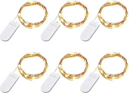 TenSteed 6 Pack Fairy Lights Battery Operated Fairy String Lights Firefly Lights