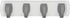 HIGH & MIGHTY 515305 Key Rail Organizer Hook Rail | Easy Tool-Free Installation | Holds up to 5lbs, Small, White &