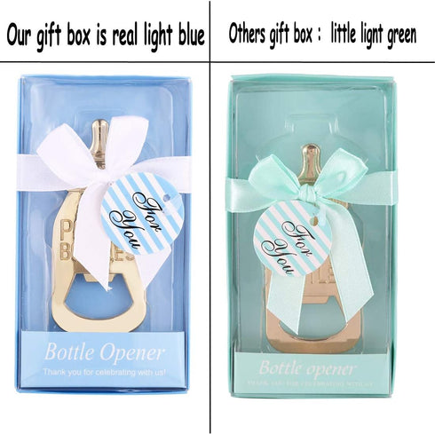Yuokwer Set 24 24) of Bottle Opener Baby Shower Favor For Guest,Cute Poppin Bottle Shaped Bottle Opener Favors for Baby