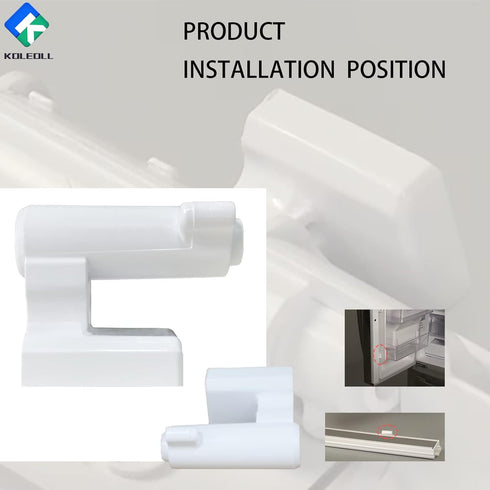 1PC DA61-08305A Refrigerator French Door Hinge Replacement - Compatible with Samsung, Replaces 3553821 AP5620627