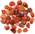 Hilitchi Reddish Brown Agate Stone - Tumbled Stones for Plants, Cacti & Succulents Bedding, 1lb (455g)/Bag