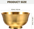 ARTIBETTER Home Decor Feng Shui Treasure Basin Decorative Wealth Bowl Statue, Money Bowl Offering Cup for Good Luck