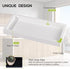 White Small Bathroom Tray, Silicone Vanity Tray for Soap Dish, Sponge Holder, Kitchen Sink Organizer for Countertop
