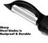Rainspire 2-Pack Vegetable Peeler Potato Peelers for Kitchen, Sharp Stainless Steel Blades Veggie, Comfortable Handle