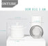 17oz, ONTUBE Ceramic Bacon Grease Container Keeper with Strainer, Frying Oil Storage Can White