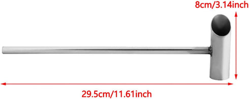 29cm/11.6in Marshmallow Spoon, Sugar Spoon Marshmallow Machine for Cotton Candy Floss Machine Spare Parts Stainless Steel Material