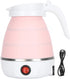 Electric Kettle, Portable Folding Water Boiler Silicone Household 400W US Plug 110V