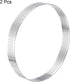 uxcell 2pcs Stainless Steel Cake Rings for Baking, 5.9" Diameter Perforated Mousse Ring for Cake Dessert