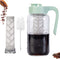 Cold Brew Coffee Maker Glass, Airtight & Leakproof Mason Jar Pitcher with