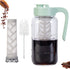 Cold Brew Coffee Maker Glass, Airtight & Leakproof Mason Jar Pitcher with