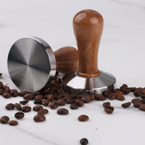 Stainless Steel Coffee Tamper 58mm Barista Espresso Base Coffee Bean Press