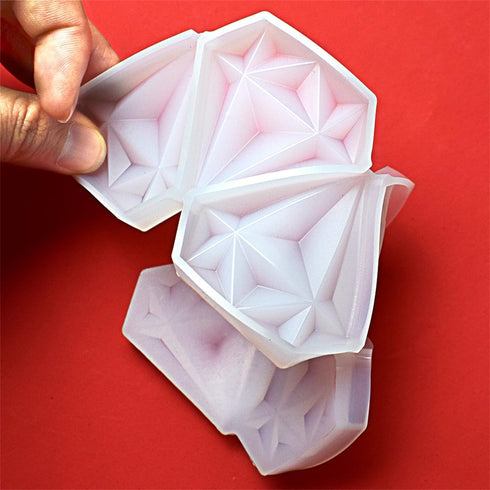 Cake Silicone Lollipop Molds, Jelly and Candy Molds, Variety Shapes Cake Decorating Form, 2PCS