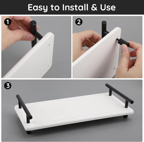 Segbeauty Sink Caddy, Large Bathroom Tray with Handle, Fast Drying Diatomaceous Earth Vanity Tray, Kitchen Organizer
