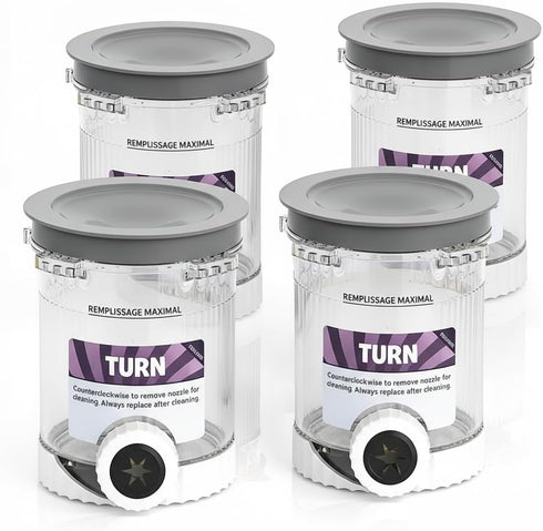 4 Pack Creami Swirl Pints and Lids for Ninja NC700 NC701 Series